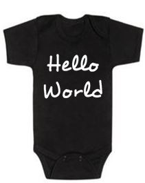 Romperhello wordlzwart