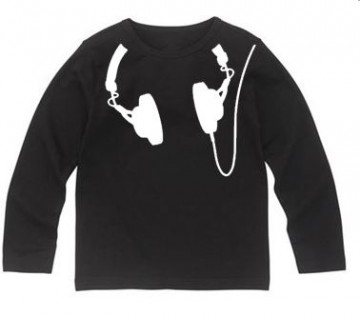 Shirtzwartkoptelefoon